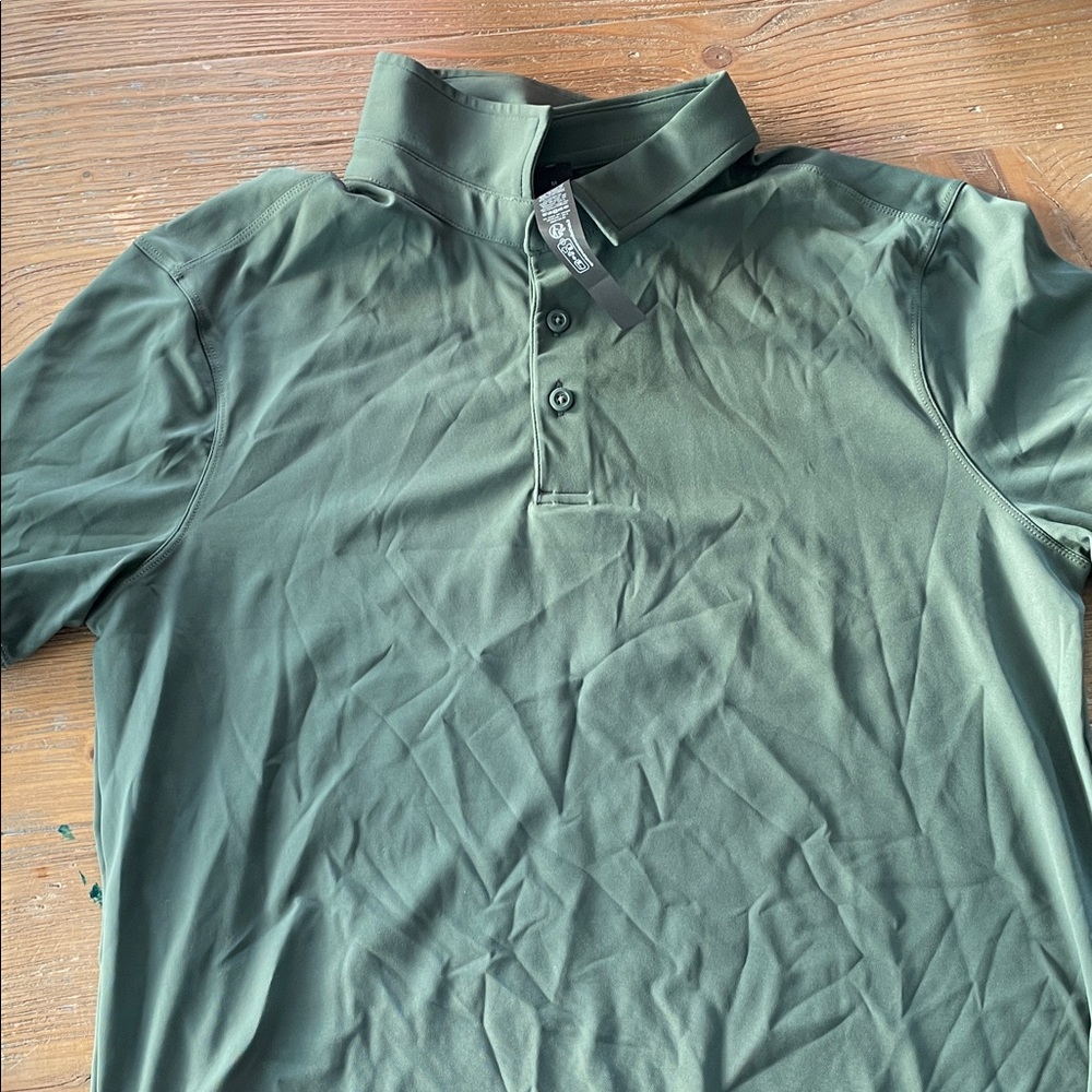 lululemon ShowZero Green Polo Shirt